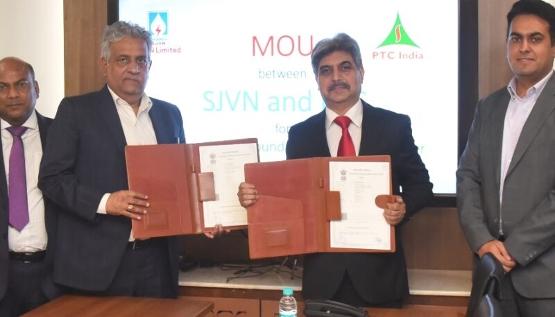 SJVN PTC MoU LR | T&D India