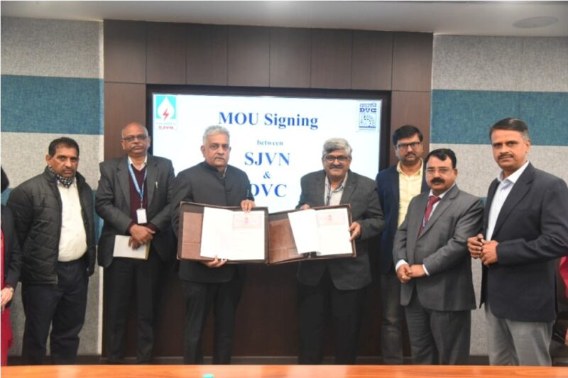SJVN and DVC join hands for harnessing renewable energy | T&D India